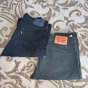 Lot of 2 Men’s Levi’s 512, 513 Jeans 34/34